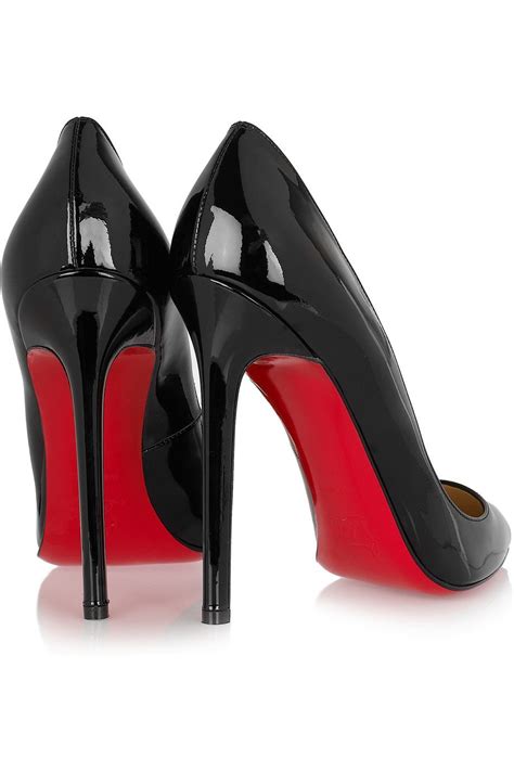 louis vuitton black pumps with red soles|louis vuitton heel pumps.